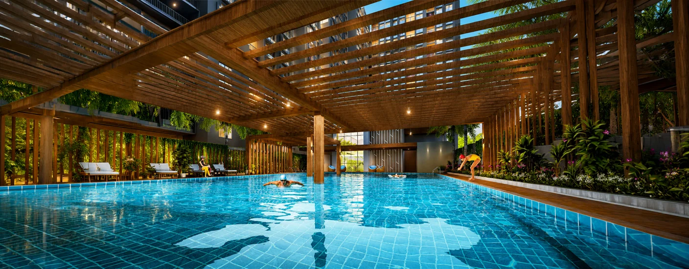Vardhaman Skytown Rahatani - Pimple Saudagar Swimming Pool Image